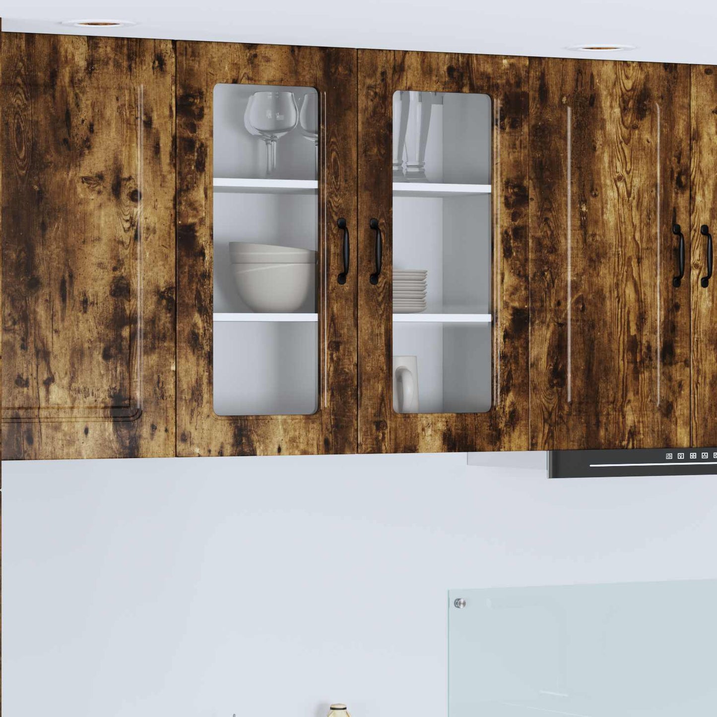 Pannello Lavastoviglie Kalmar Rovere Fumé 60 X 31 X 100 Cm Rovere Fumo