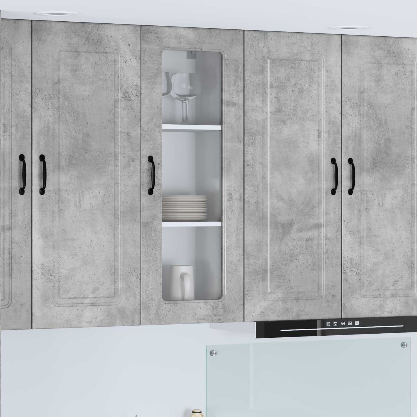 Pannello Lavastoviglie Kalmar 60 X 31 X 100 Cm Grigio Cemento