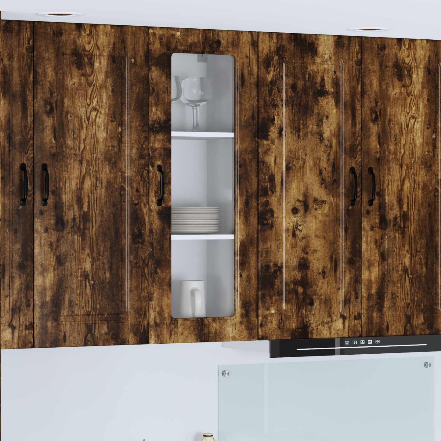 Pannello Lavastoviglie Kalmar Rovere Fumé 60 X 31 X 100 Cm Rovere Fumo
