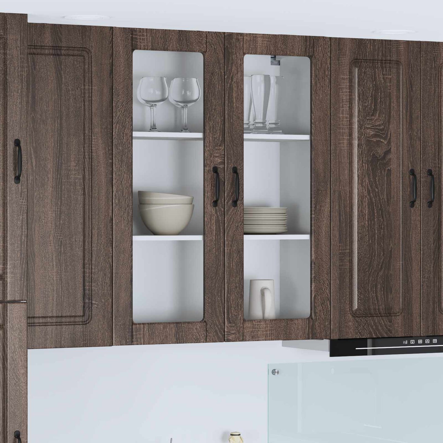 Pannello Lavastoviglie Kalmar Rovere Marrone 60 X 31 X 100 Cm Quercia Marrone