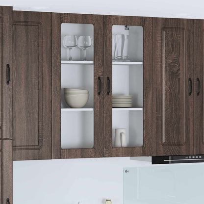 Pannello Lavastoviglie Kalmar Rovere Marrone 60 X 31 X 100 Cm Quercia Marrone
