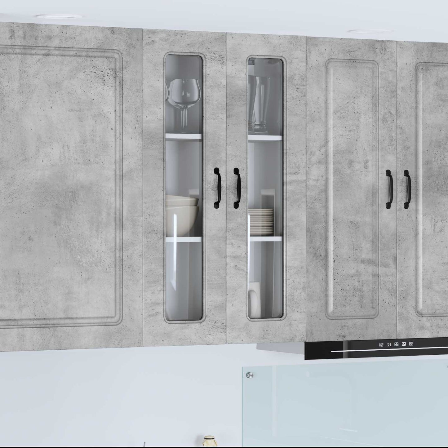 Pannello Lavastoviglie Kalmar 60 X 31 X 100 Cm Grigio Cemento