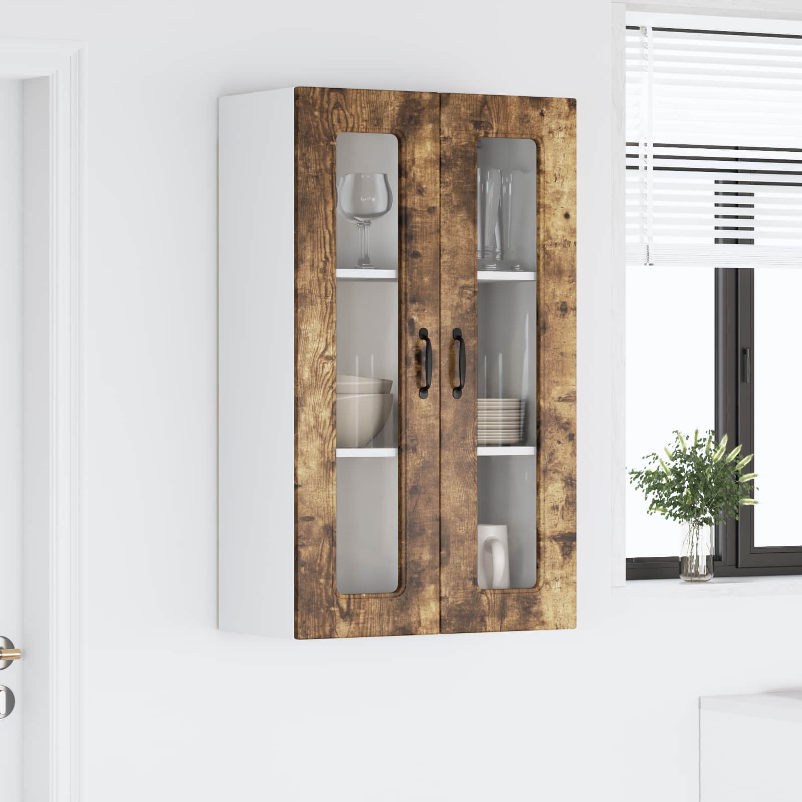 Pannello Lavastoviglie Kalmar Rovere Fumé 60 X 31 X 100 Cm Rovere Fumo