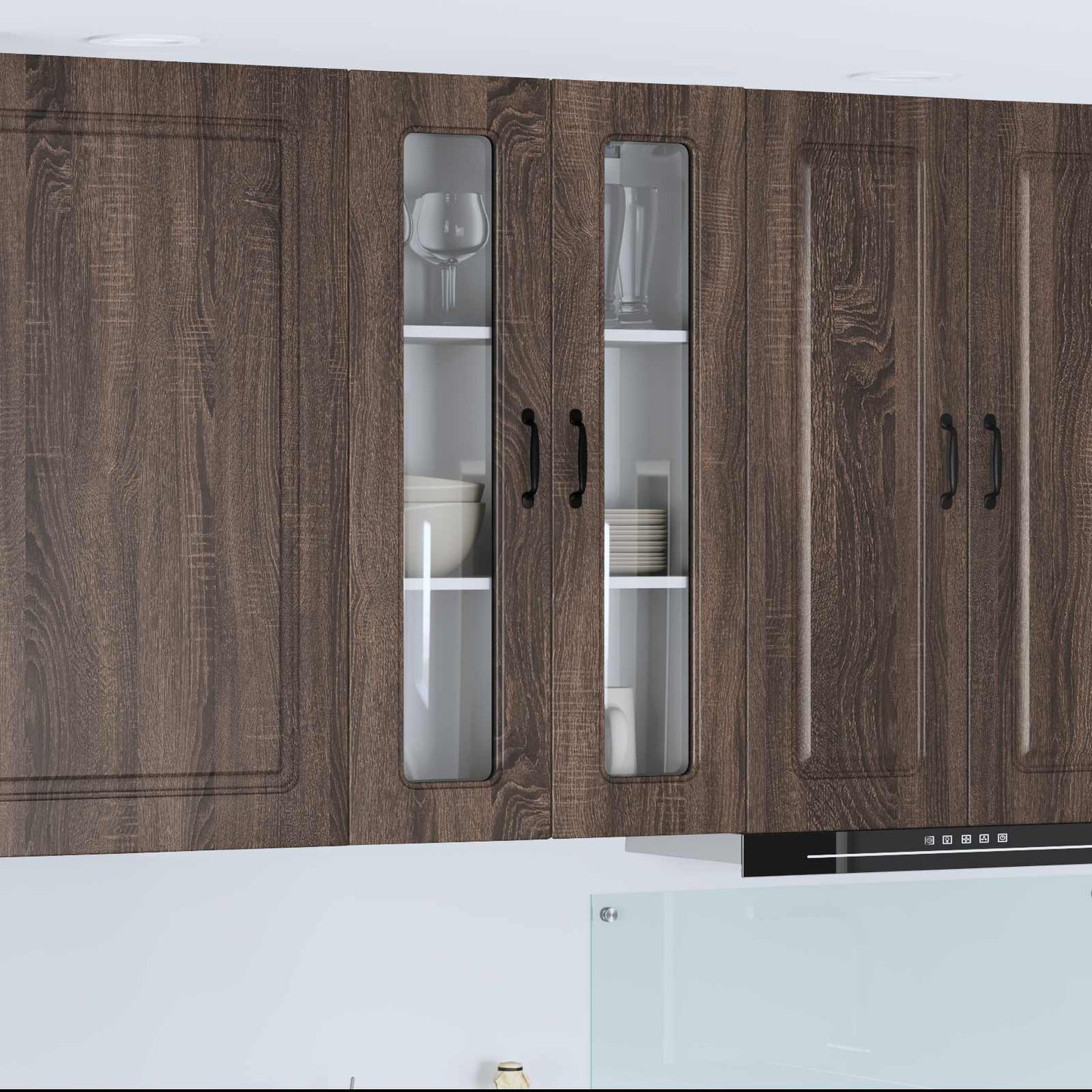 Pannello Lavastoviglie Kalmar Rovere Marrone 60 X 31 X 100 Cm Quercia Marrone