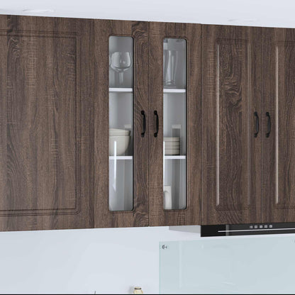 Pannello Lavastoviglie Kalmar Rovere Marrone 60 X 31 X 100 Cm Quercia Marrone