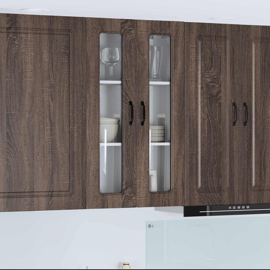 Pannello Lavastoviglie Kalmar Rovere Marrone 60 X 31 X 100 Cm Quercia Marrone