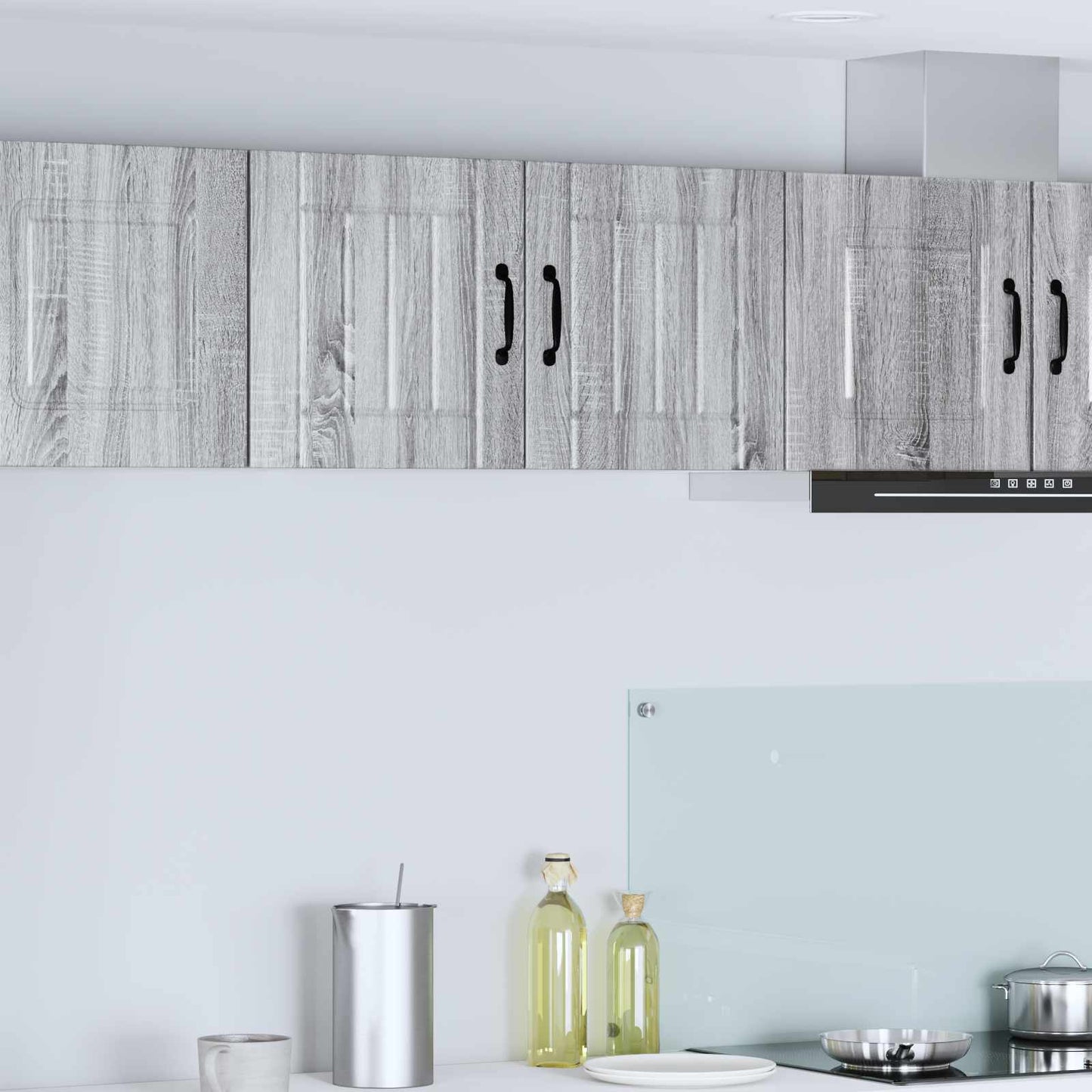 Base Da Cucina Lucca In Legno Multistrato Grigio Sonoma