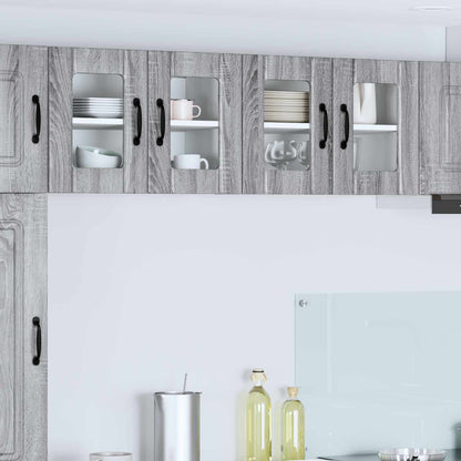 Base Da Cucina Lucca In Legno Multistrato Grigio Sonoma