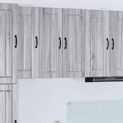 Base Da Cucina Lucca In Legno Multistrato Grigio Sonoma