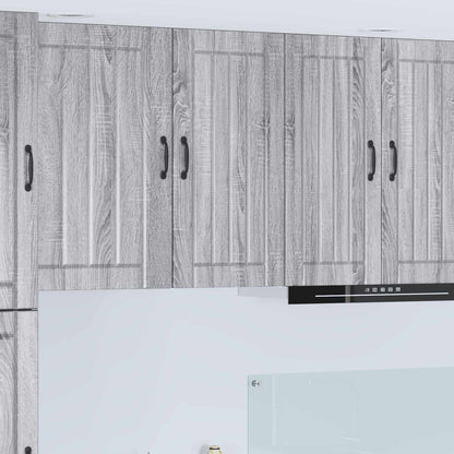 Base Da Cucina Lucca In Legno Multistrato Grigio Sonoma