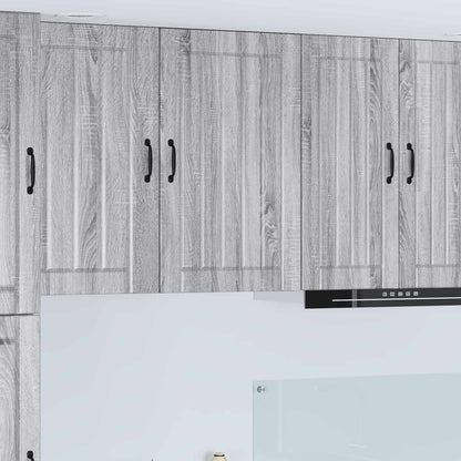 Base Da Cucina Lucca In Legno Multistrato Grigio Sonoma