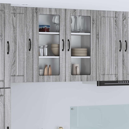 Base Da Cucina Lucca In Legno Multistrato Grigio Sonoma