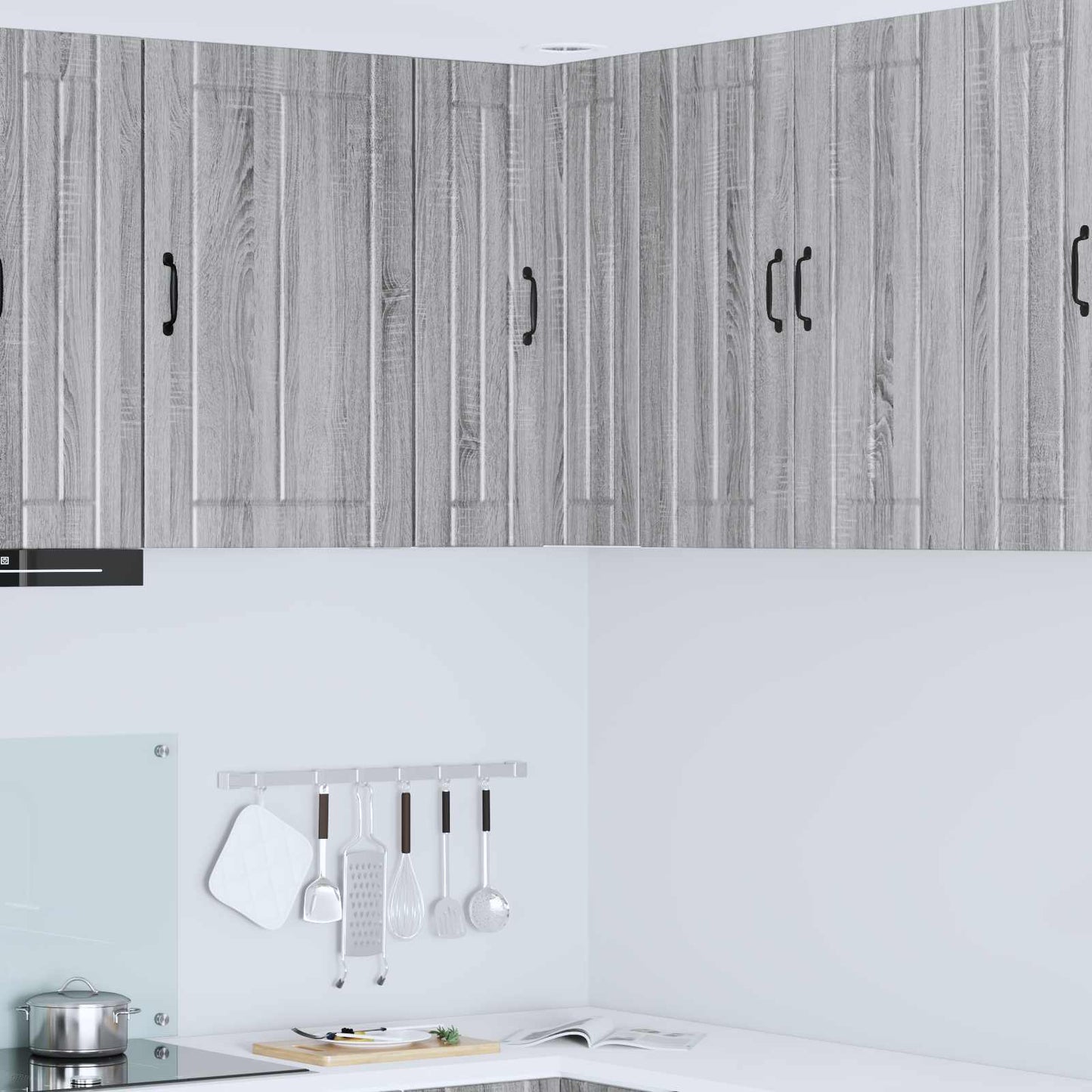 Base Da Cucina Lucca In Legno Multistrato Grigio Sonoma