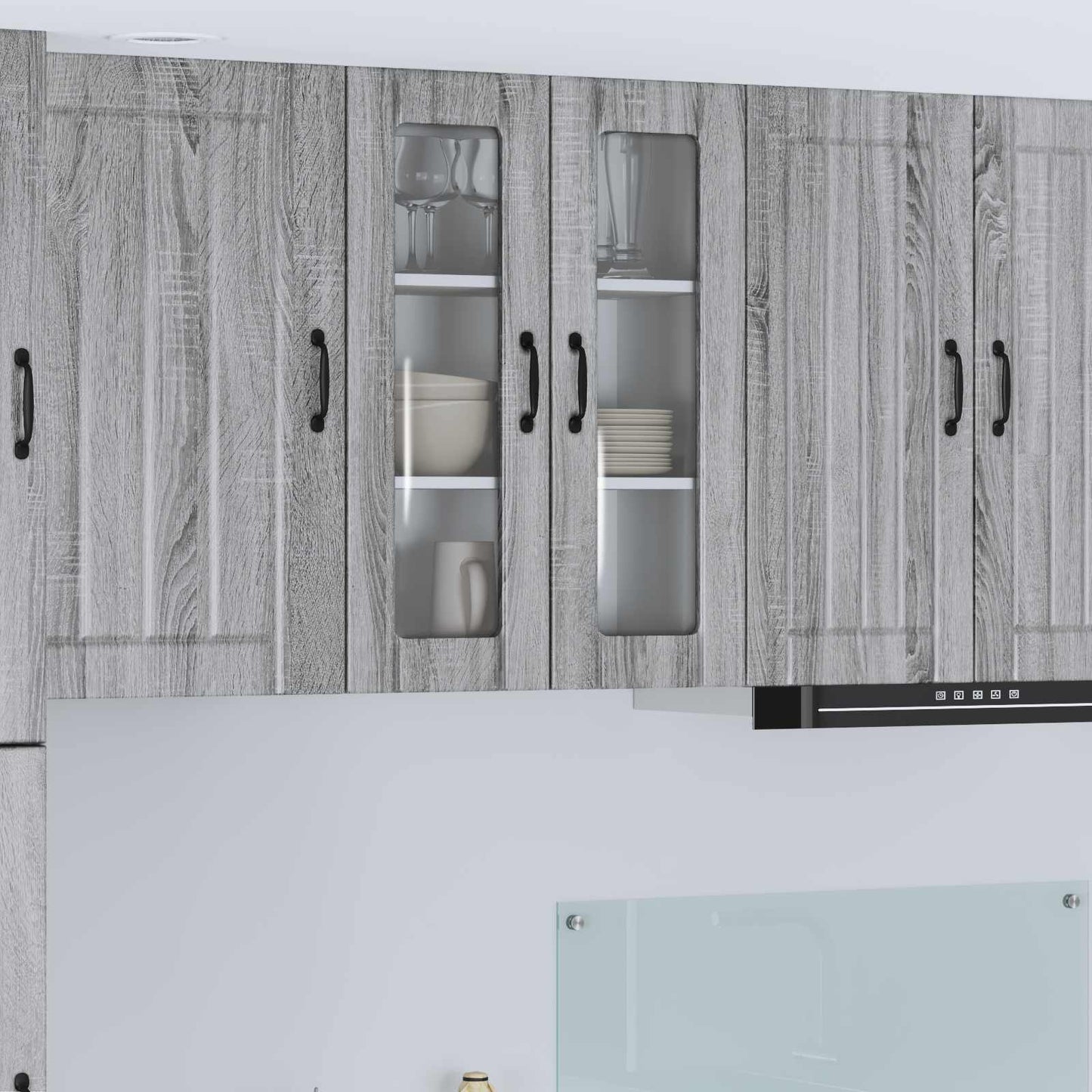 Base Da Cucina Lucca In Legno Multistrato Grigio Sonoma