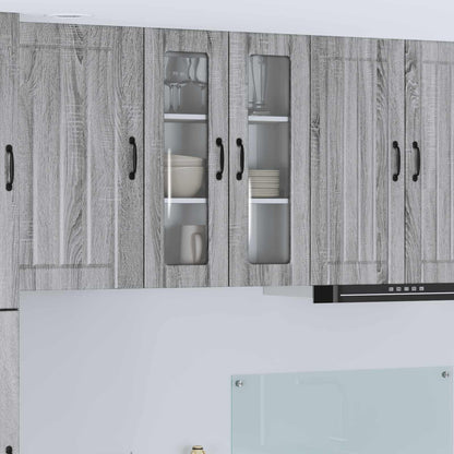 Base Da Cucina Lucca In Legno Multistrato Grigio Sonoma