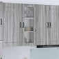 Base Da Cucina Lucca In Legno Multistrato Grigio Sonoma