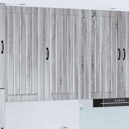 Base Da Cucina Lucca In Legno Multistrato Grigio Sonoma