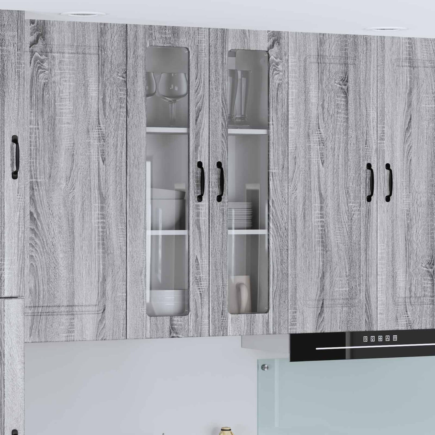Base Da Cucina Lucca In Legno Multistrato Grigio Sonoma
