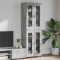Set Mobile Tv Florin 3 Pcs Legno Multistrato Grigio Cemento