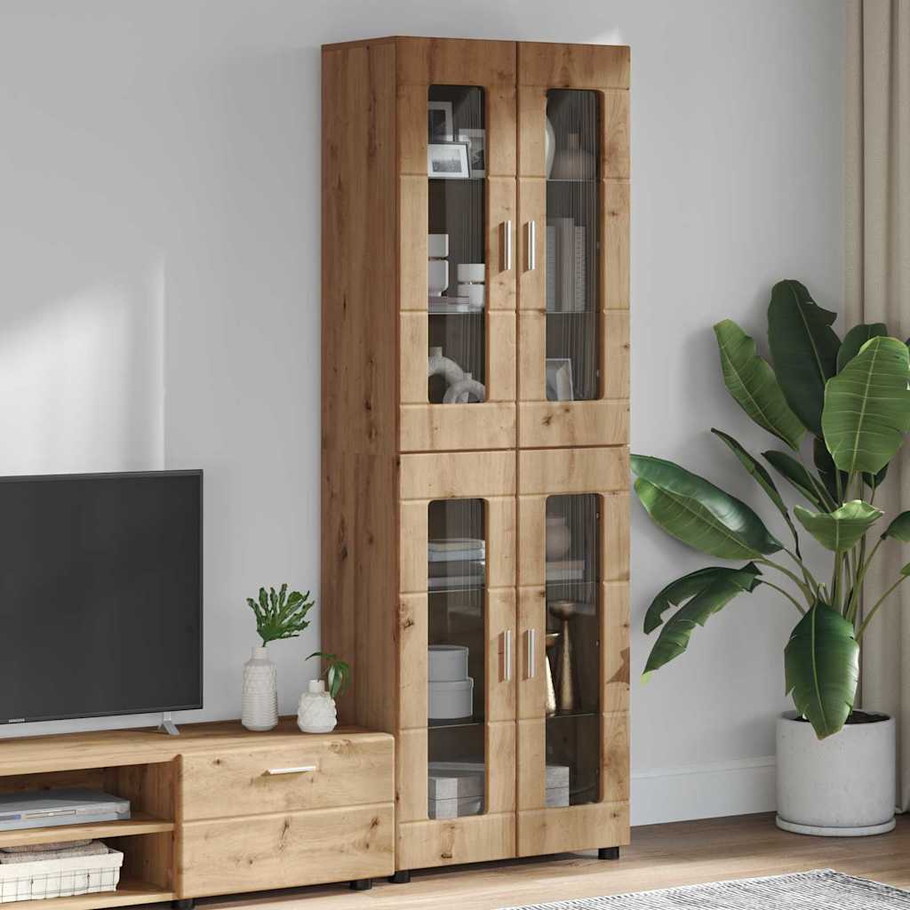 Credenza Florin 88,5 X 30,5 X 73 Cm Rovere Artigianale