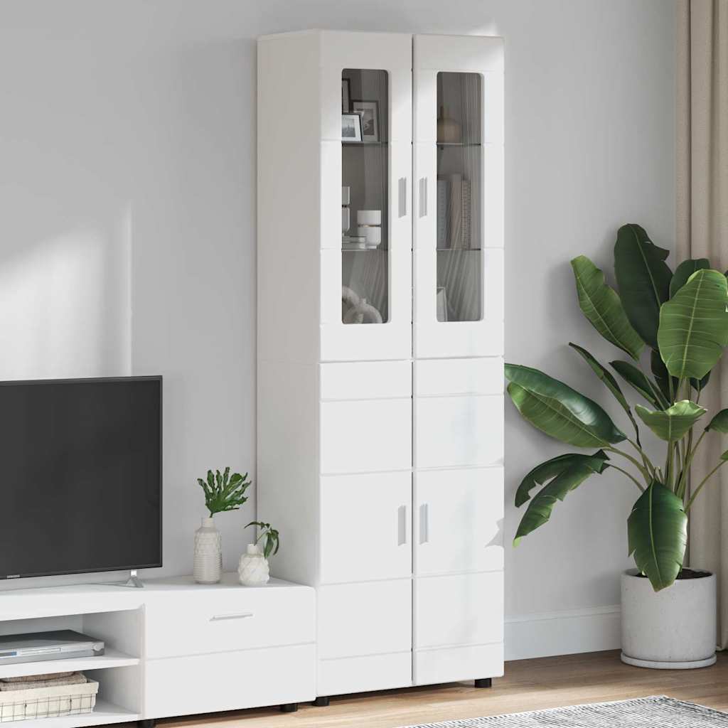 Credenza Florin 88,5 X 30,5 X 73 Cm Legno Multistrato Bianco