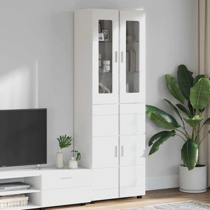 Credenza Florin 88,5 X 30,5 X 73 Cm Legno Multistrato Bianco