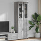 Credenza Con Porta Florin 88,5 X 30,5 X 73 Cm Grigio Sonoma
