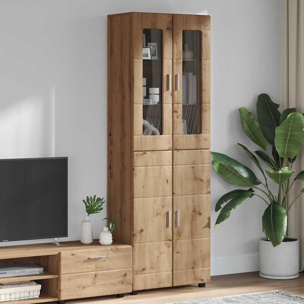 Credenza Florin 88,5 X 30,5 X 73 Cm Rovere Artigianale
