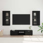 Credenza Florin 88,5 X 30,5 X 55,5 Cm Legno Multistrato Nero