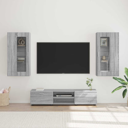Credenza Con Porta Florin 88,5 X 30,5 X 73 Cm Grigio Sonoma
