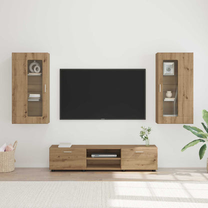 Credenza Florin 88,5 X 30,5 X 73 Cm Rovere Artigianale