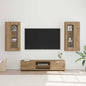 Credenza Florin 88,5 X 30,5 X 73 Cm Rovere Artigianale