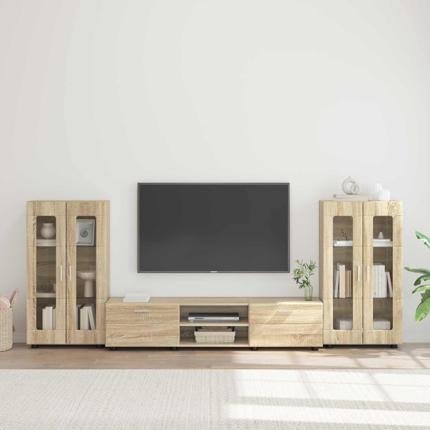 Credenza Con Porta Florin 88,5 X 30,5 X 73 Cm Rovere Sonoma