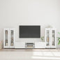 Credenza Con Porta Florin 88,5 X 30,5 X 73 Cm Bianco Lucido