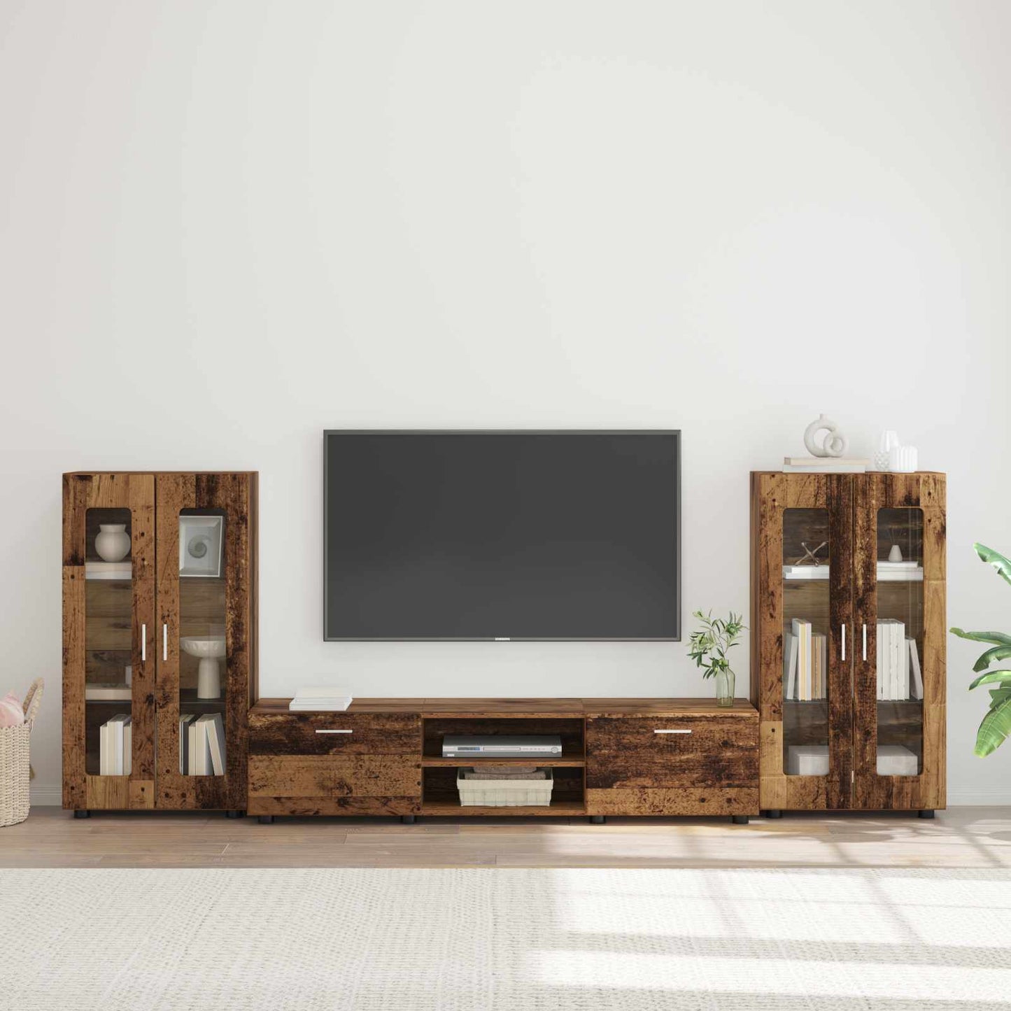 Credenza Con Porta Florin 88,5 X 30,5 X 73 Cm Legno Vecchio