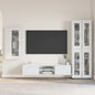 Credenza Con Porta Florin 88,5 X 30,5 X 73 Cm Bianco Lucido