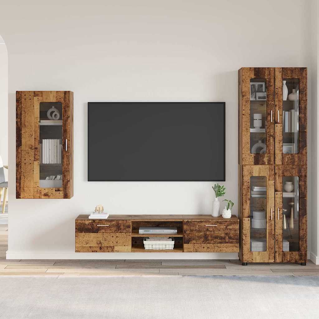 Credenza Con Porta Florin 88,5 X 30,5 X 73 Cm Legno Vecchio