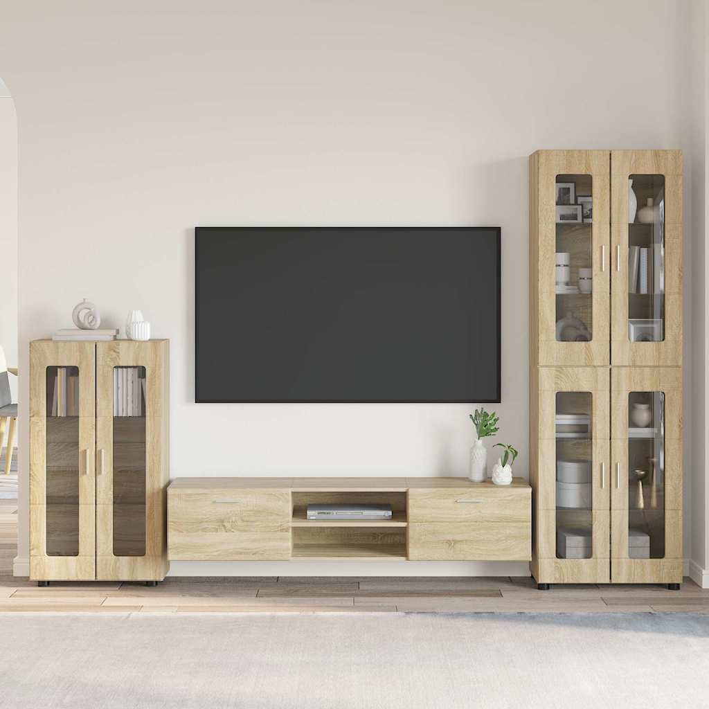 Credenza Con Porta Florin 88,5 X 30,5 X 73 Cm Rovere Sonoma