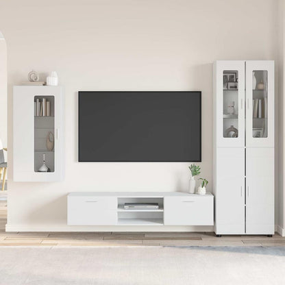 Credenza Florin 88,5 X 30,5 X 73 Cm Legno Multistrato Bianco