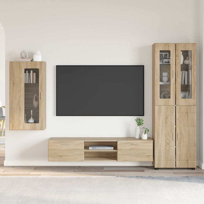 Credenza Con Porta Florin 88,5 X 30,5 X 73 Cm Rovere Sonoma