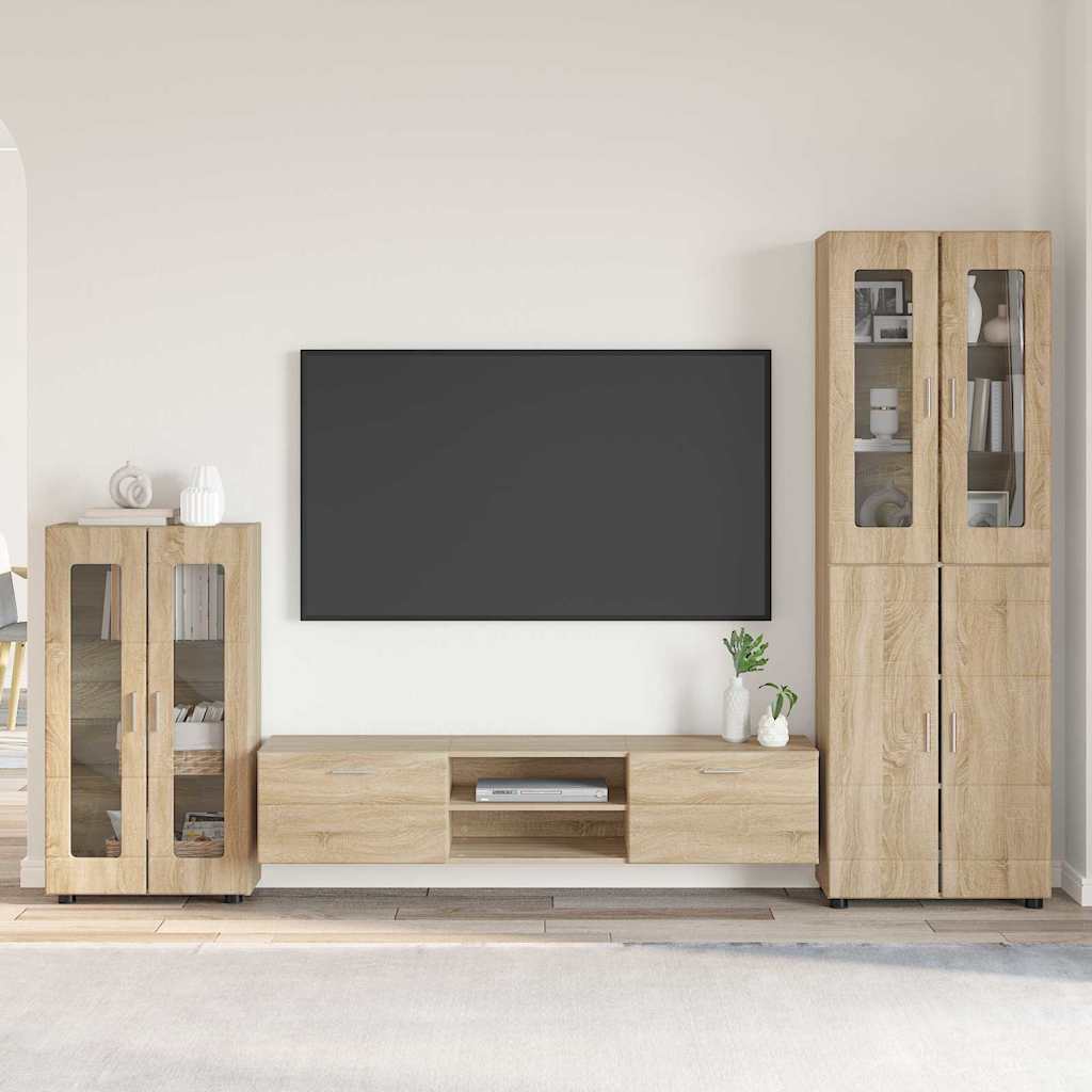 Credenza Con Porta Florin 88,5 X 30,5 X 73 Cm Rovere Sonoma
