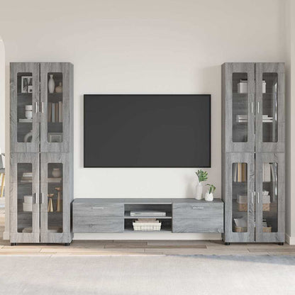 Credenza Con Porta Florin 88,5 X 30,5 X 73 Cm Grigio Sonoma