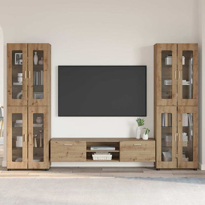 Credenza Florin 88,5 X 30,5 X 73 Cm Rovere Artigianale