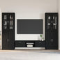 Credenza Florin 88,5 X 30,5 X 55,5 Cm Legno Multistrato Nero