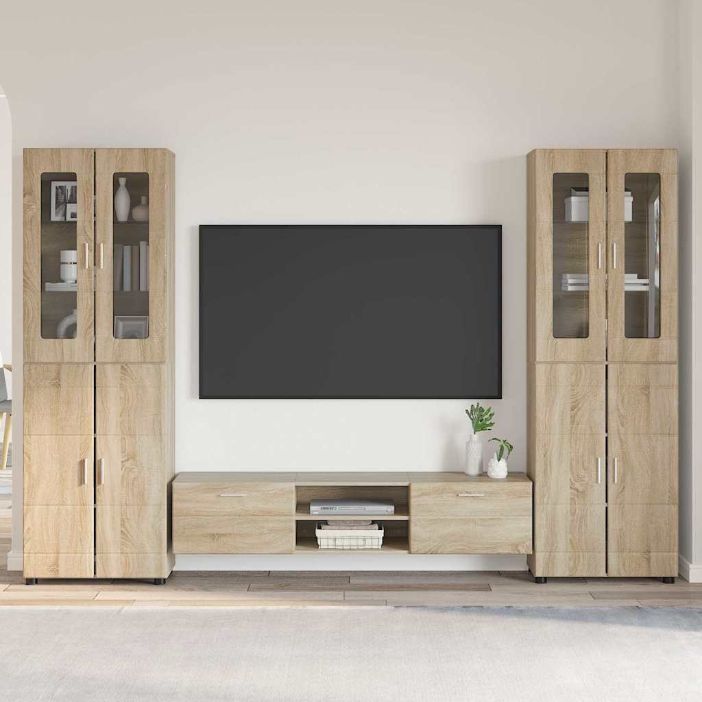 Credenza Con Porta Florin 88,5 X 30,5 X 73 Cm Rovere Sonoma