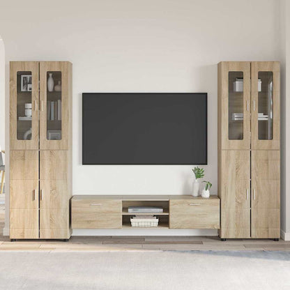 Credenza Con Porta Florin 88,5 X 30,5 X 73 Cm Rovere Sonoma
