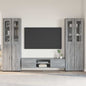 Credenza Con Porta Florin 88,5 X 30,5 X 73 Cm Grigio Sonoma