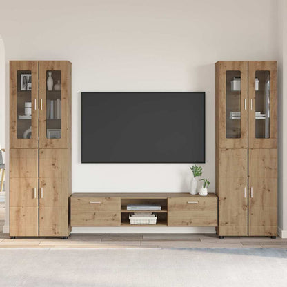 Credenza Florin 88,5 X 30,5 X 73 Cm Rovere Artigianale