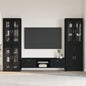 Credenza Florin 88,5 X 30,5 X 55,5 Cm Legno Multistrato Nero