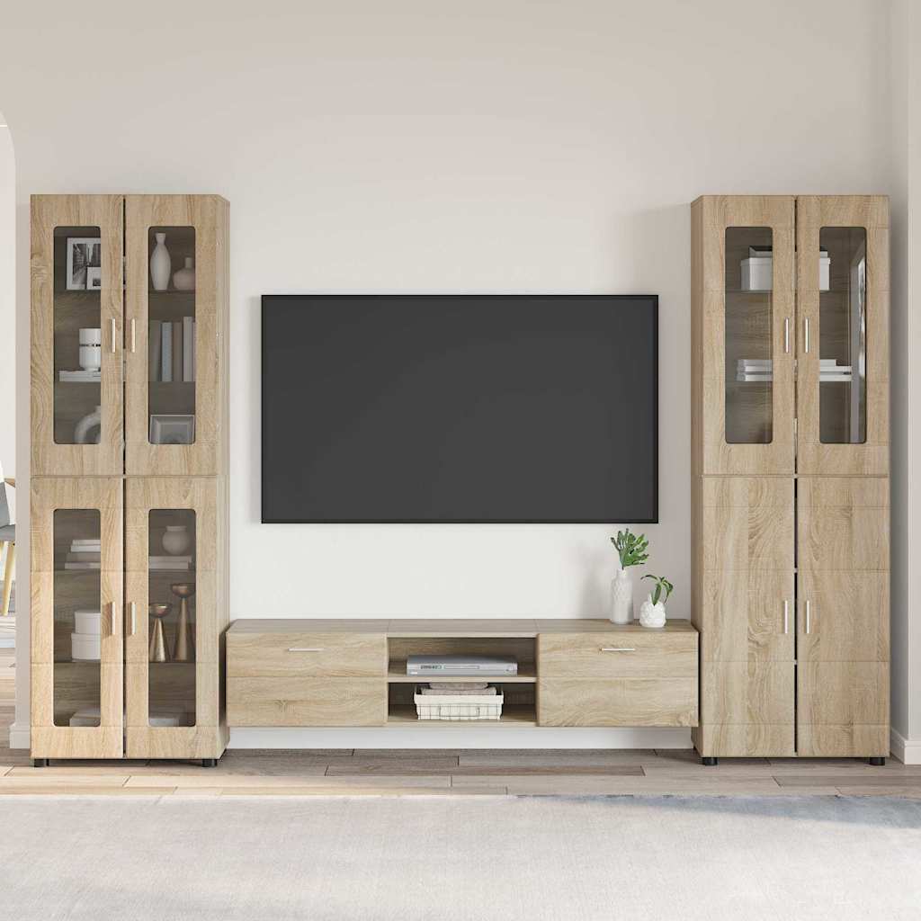Credenza Con Porta Florin 88,5 X 30,5 X 73 Cm Rovere Sonoma